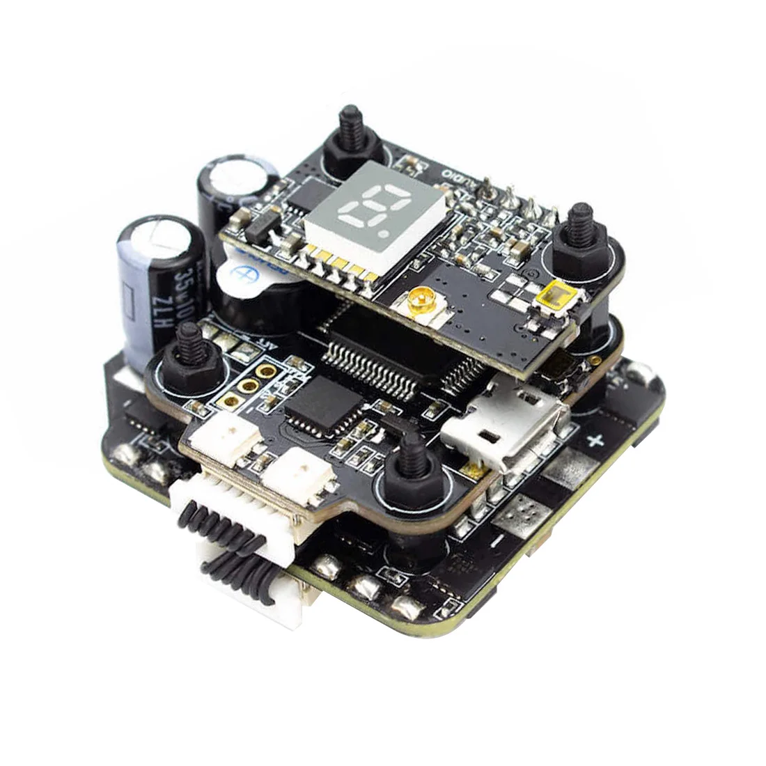 

EMAX Mini Magnum II 2 F4 Flying Tower Flytower 4 in 1 OSD VTX 6S BLHELI 32BIT 35A Flight Controller for RC FPV Racing Drone