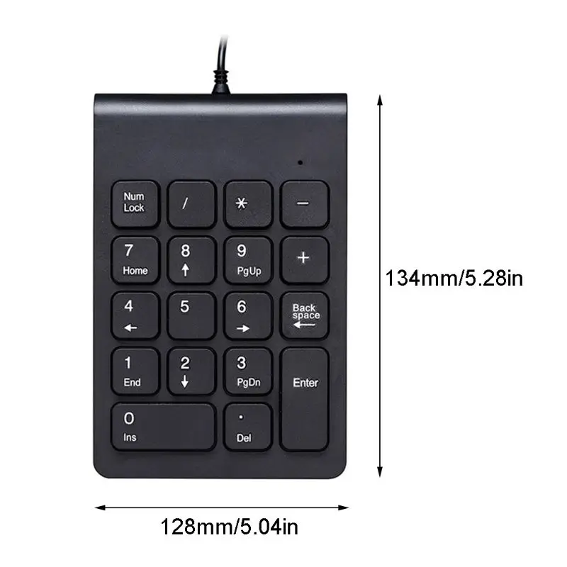 Мини цифровой 18-ключ Numpad цифровая панель Бухгалтерия кассира клавиатура