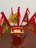 Taoist Magic Ware of Taiwan Version, Small Size, Five Color Flag, Painted, Eight Diagrams, Flag Base, Taoist Embroidery Crafts 3