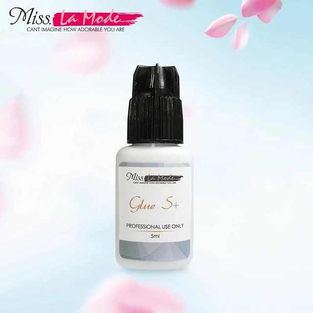 Misslamode Eyelash Extension Glue Fast Drying Eyelash Black Glue Eyelashes Professional glue Last Over 6-7Weeks S plus