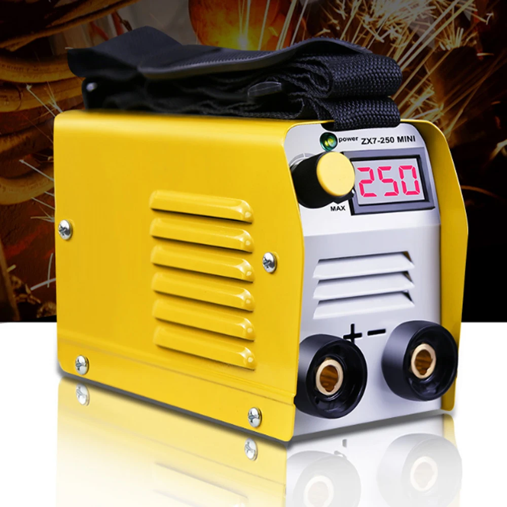 ZX7-250 220VMini Arc Welding Machine IGBT DC Inverter ARC Welder Can Adjust 20-250A Current Four Color Household Electric Welder