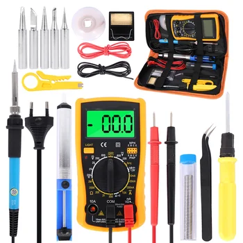 

Digital Multimeter Electric Soldering Iron Set Hand Kit Soldering Iron Temperature Soldering Iron Kit Welding Tool