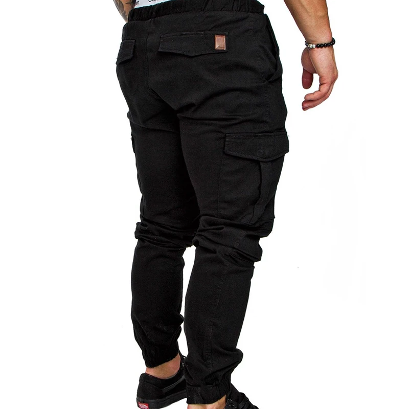 Хип хоп Уличная джоггеры Pantalon Hombre спортивные штаны мужские брюки мужская хлопковая одежда Повседневная Pantalon Homme Cargo