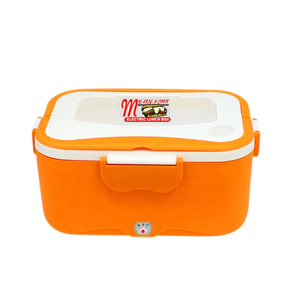 1.5L 12 В портативный автомобильный Электрический нагревательный Ланч-бокс Bento пищевой подогреватель контейнер для путешествий Подогрев автомобиля рисоварка - Название цвета: orange