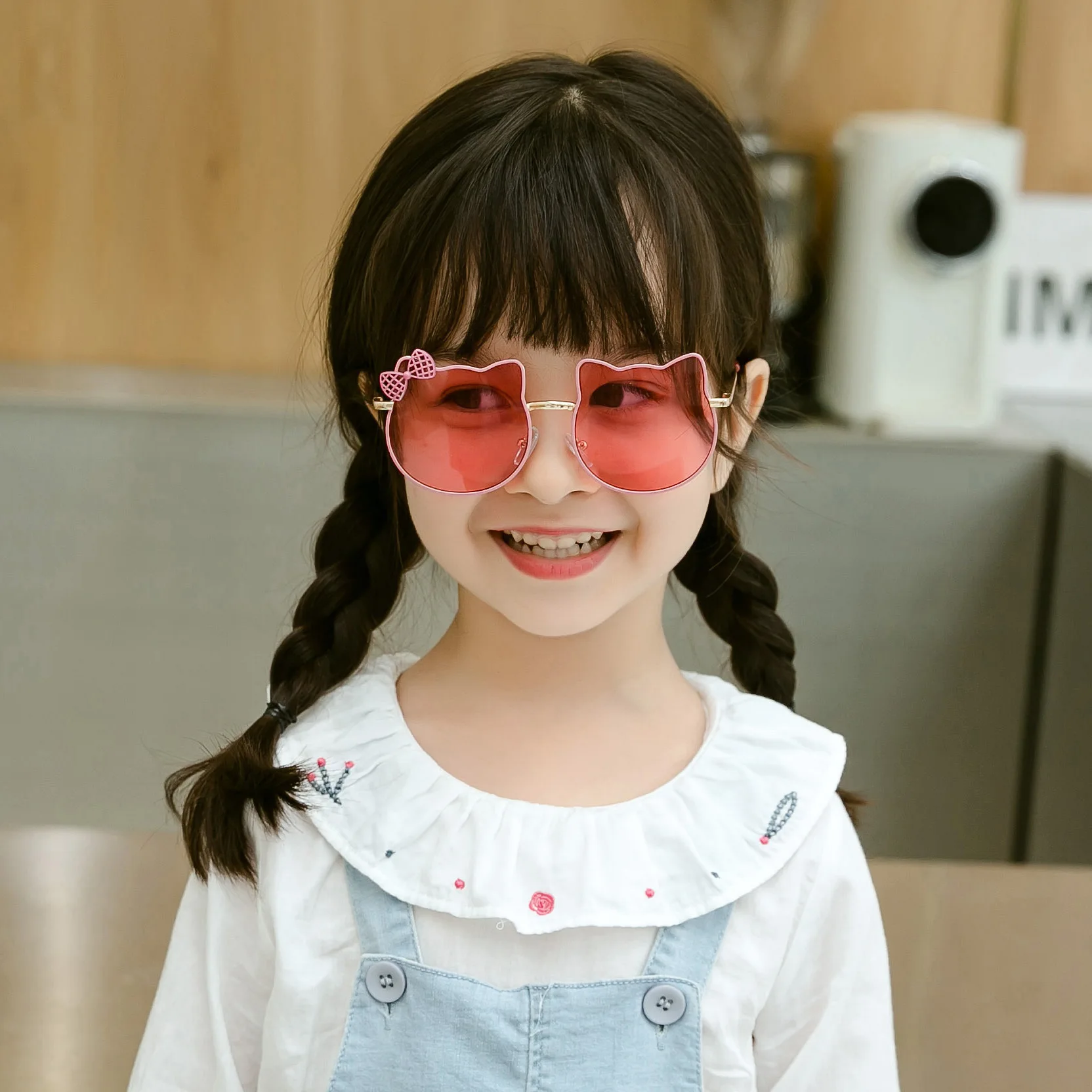 baby glasses 8146 Children Sunglasses Frosted Glasses New 1-8 Year Old Baby Decorative Sunglasses Trendy Boys and Girls Sunglasses custom baby accessories