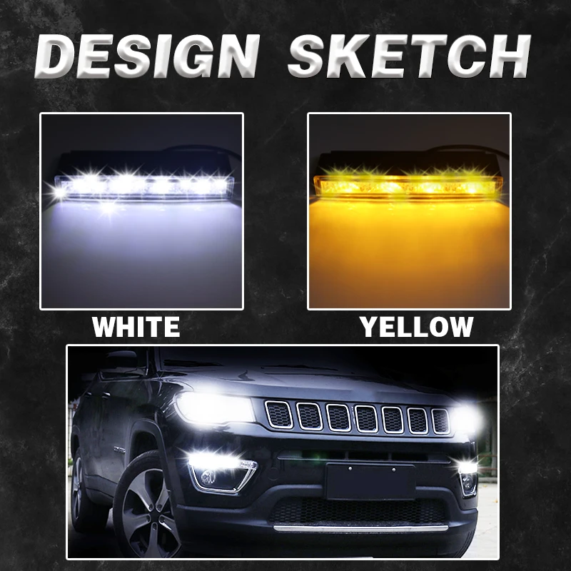 ������ LED ���� DRL �ְ� �����, ��� ����� �ܺ� ����, ��� �ڵ� ���� ���õ� ����, ���� 12V, 2x