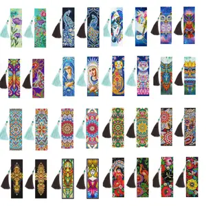 Diamond Art Bookmarks Diamond Painting Bookmark Kits Cross Stitch  Embroidery Special Shaped Drill Adults DIY Art Home New