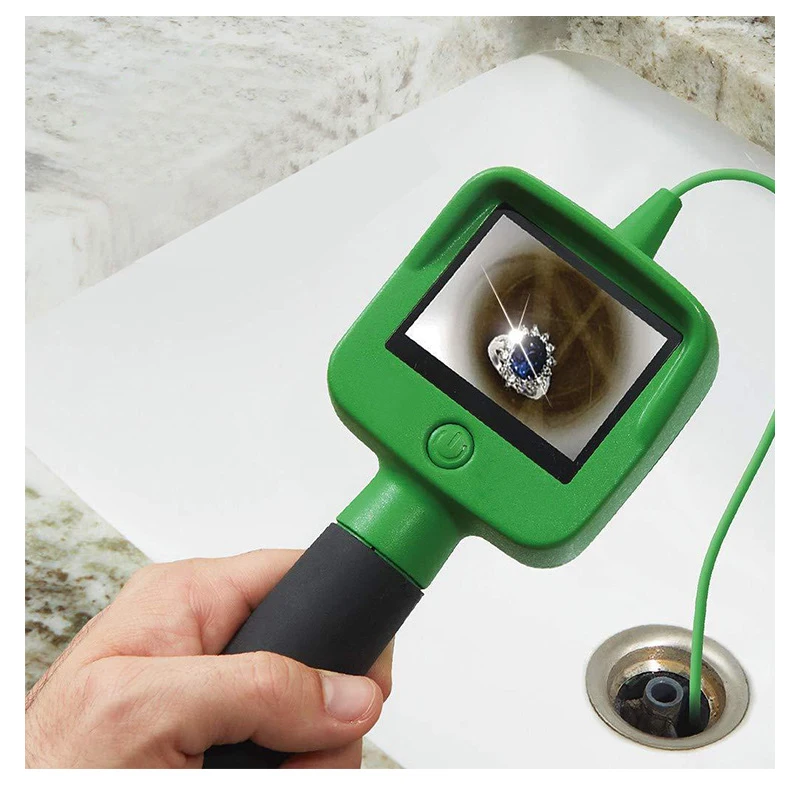 Cámara endoscópica con pantalla LCD de 2,4 pulgadas, Cable de cuello de cisne de 1,2 m, boroscopio de inspección manual, endoscopio para teléfono Android