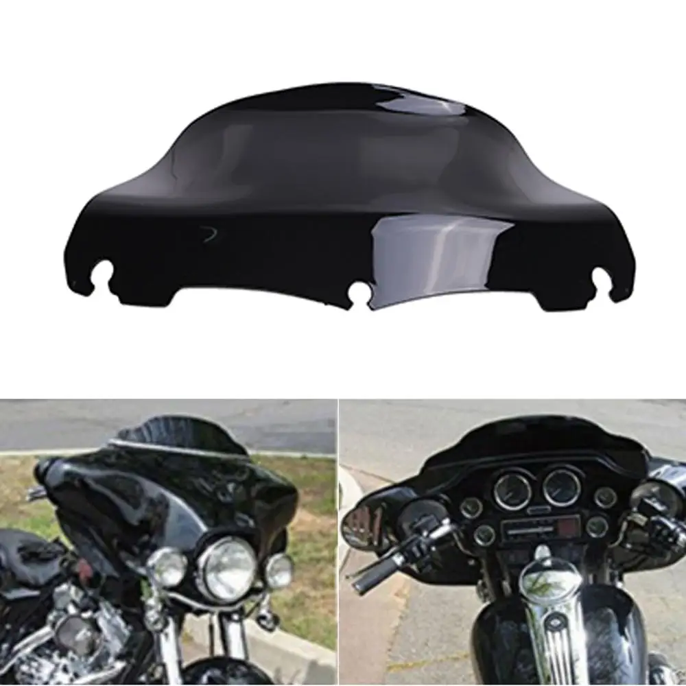 Мотоцикл " Лобовое стекло+ щелевая отделка ветрового стекла для Harley Touring Electra Street Tri Glide- ветряной дефлектор воздушного потока