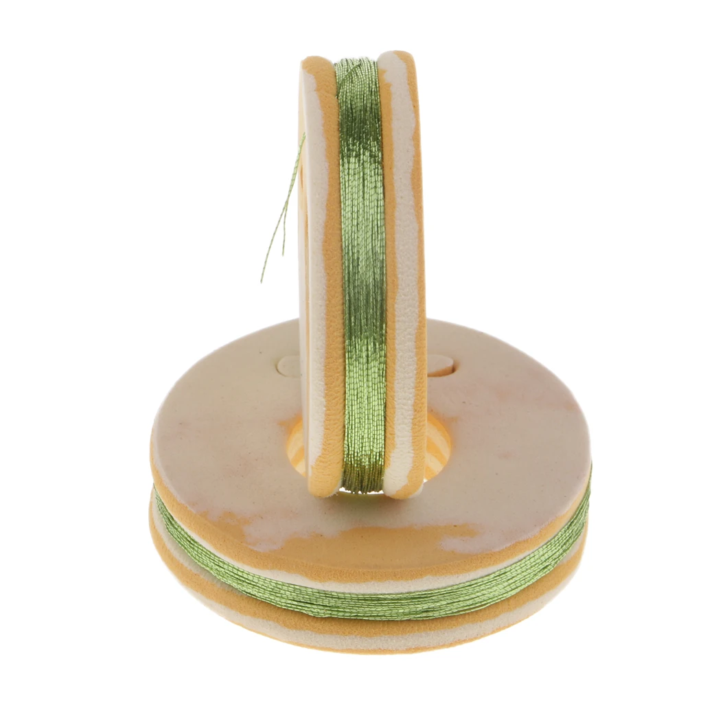 2pcs Fishing Rod Building Braid Line Fishing Rod Guide Ring Wrapping Line 