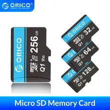 ORICO Mini Micro SD tarjeta de memoria 32GB 64GB 128GB 256GB MicroSD Max 80 M/s SD/TF tarjeta Flash cartao de memoria