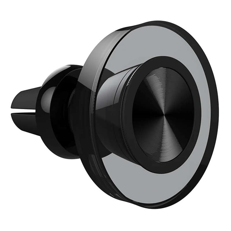 black Автомобильный Универсальный магнитный держатель для смартфона с вентиляционным отверстием, подставка для мобильного телефона C66 - Цвет: black