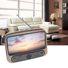 ТВ Дизайн Bluetooth динамик ретро мини мобильный телефон подставка держатель usb зарядка динамик AUX стерео супер бас динамик# D2