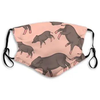 

Cute Pig Doodle Anti Pollution Mask for Kids Women Man Comfort Dustproof Mouth Mask with Activated Carbon Filters PM2.5 Air