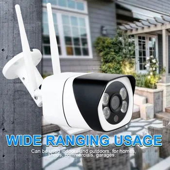 

HD 5MP Wifi IP Camera ONVIF 1080P Wireless Wired CCTV Bullet Camera Outdoor Two Way Audio TF Card Slot Max 64G IR 20m P2P iCsee