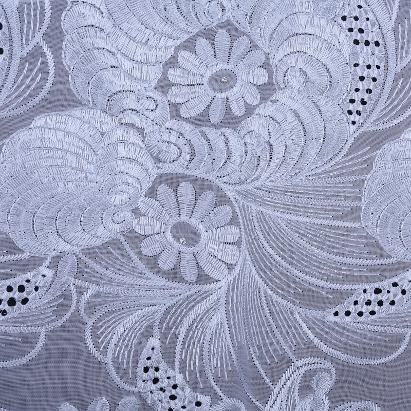 Zhenguiru стиль африканская кружевная ткань Горячая швейцарская вуаль кружева в швейцарской нигерийской Тюль кружевная ткань для свадебного платья A1787