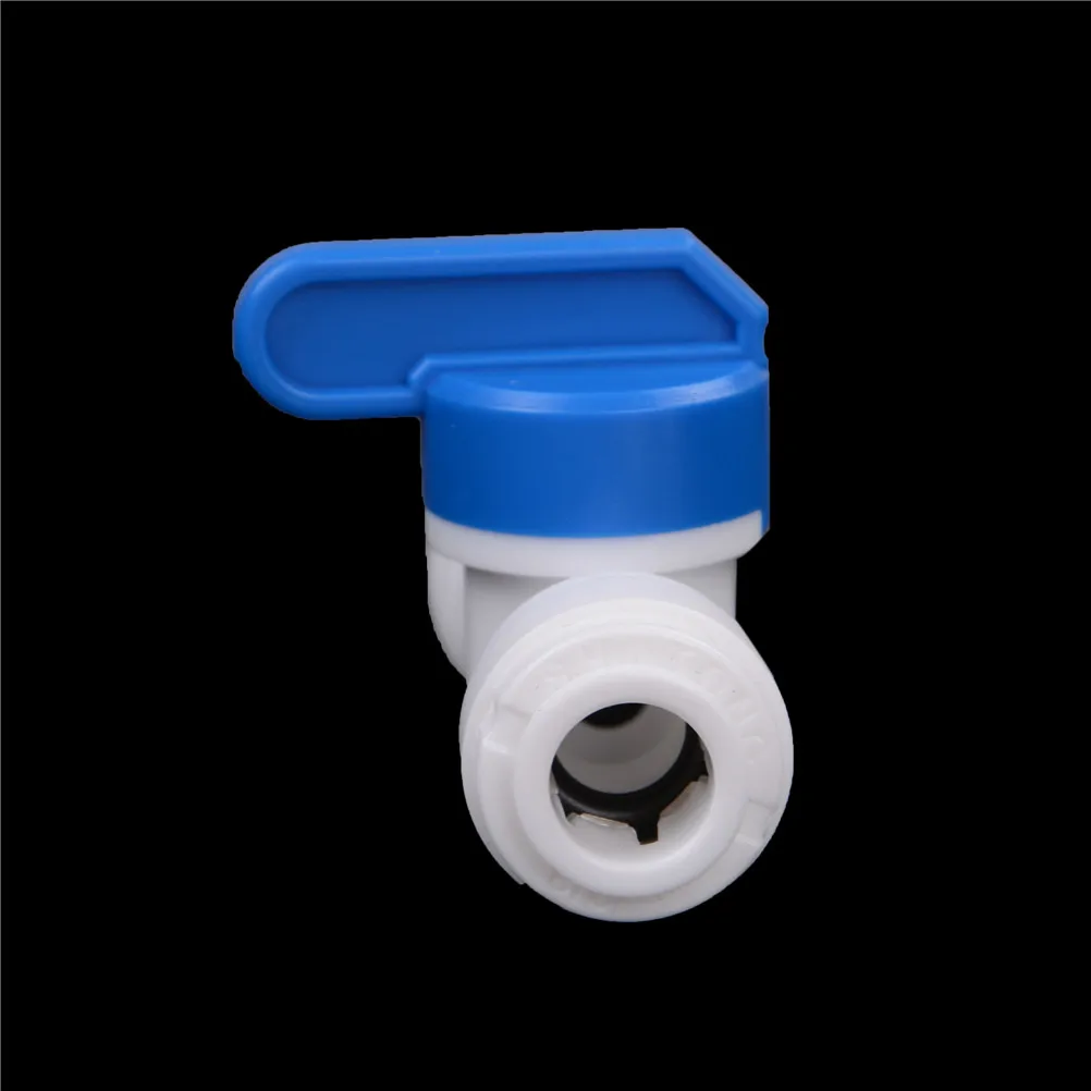 3/8"- 3/8" PE Pipe Hose Quick Connection Ball Valve Water Reveser Osmosis Aquarium System Fittings
