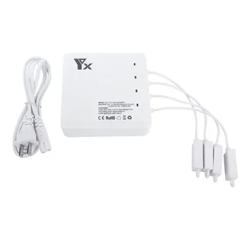 

6 In 1 Small Size Dual USB 4 Battery Ports Battery Balance Charger Hub Suitable For DJI MAVIC AIR Drone