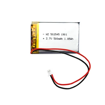 

502545 612338 500MAH 3.7VGPS smart lock lithium battery smart watch eye lamp water replenishment instrument