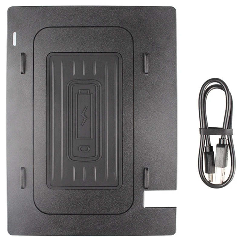 

Car Qi Wireless Phone Charging Pad Module for Camry 2018-2019 Fast Charging Case Plate Central Console Storage Box Accessories