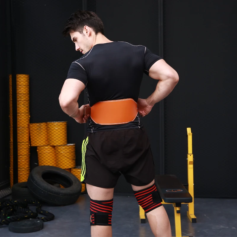 Приседания Deadlift пояс для тяжелой атлетики поддержка талии из воловьей кожи спортивная посуда Recom для мужчин dation вес штанги для мужчин тренажерный зал силовая тренировка