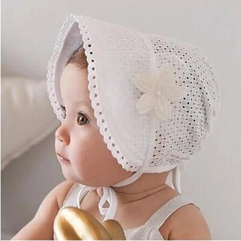 Chapeau D Ete Pour Nouveau Ne Fille Princesse Chapeau De Soleil Automne Bonnet Casquette Bonnet En Coton Accessoires De Photographie Pour Enfants En Bas Age Aliexpress