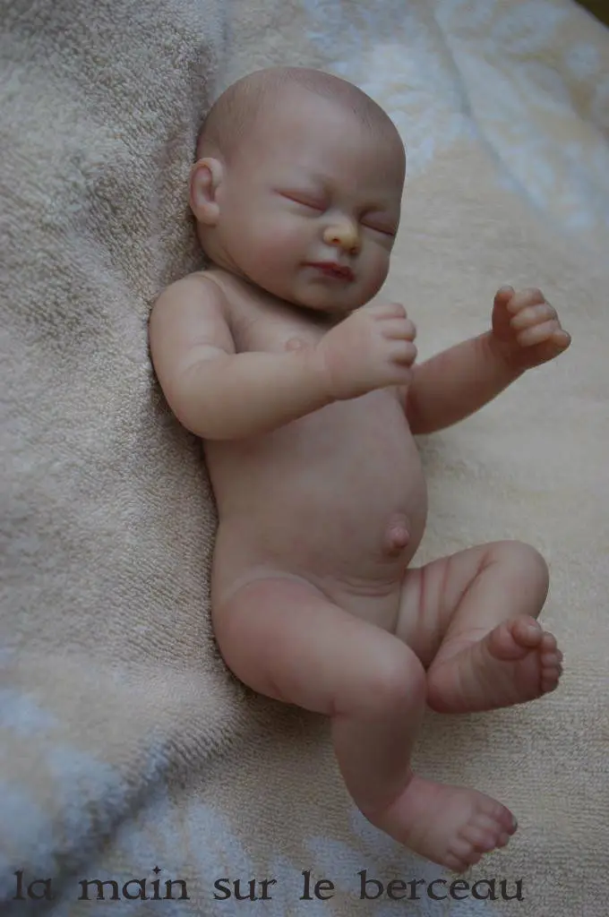 Reborn Doll Kit Неокрашенная модель неготового продукта полная конечность Анатомически правильная форма