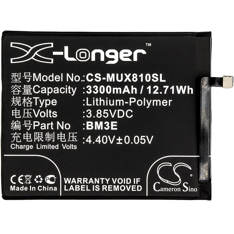 Cameron sino 3300 мАч батарея для Xiao mi Dipper, M1803E1A, M1803E1C, M1803E1T, M1808D, mi 8, Dipper M1803E1A M1803E1C, BM3E