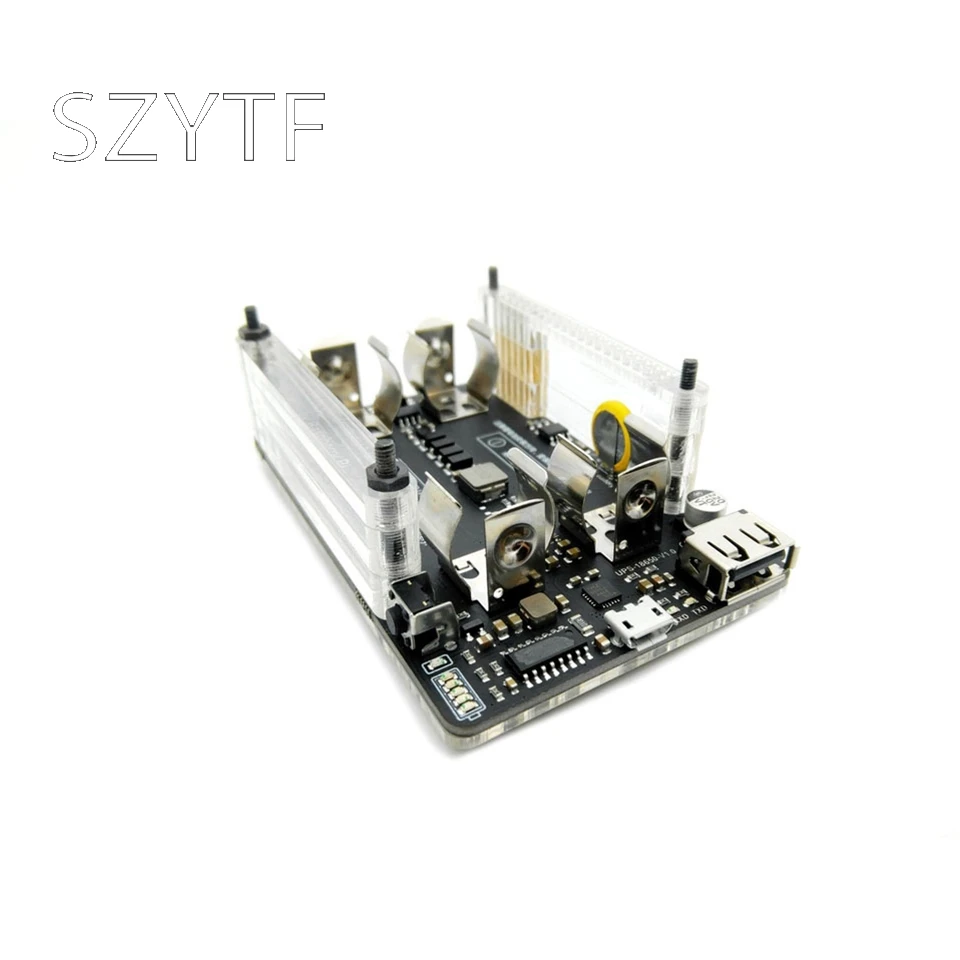 

10pcs Raspberry pi 2 pi 3 B + UPS power extension board with RTC, measurement, 5V output, serial port function 5V 3A+data cable