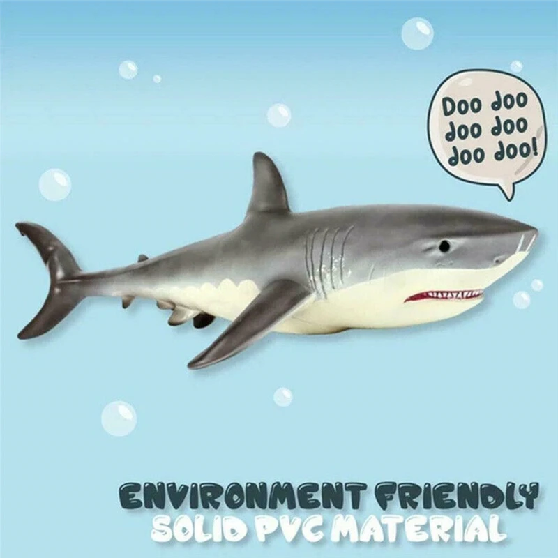 Lifelike Shark Shaped Toy Realistic Motion Animal Model for Kids