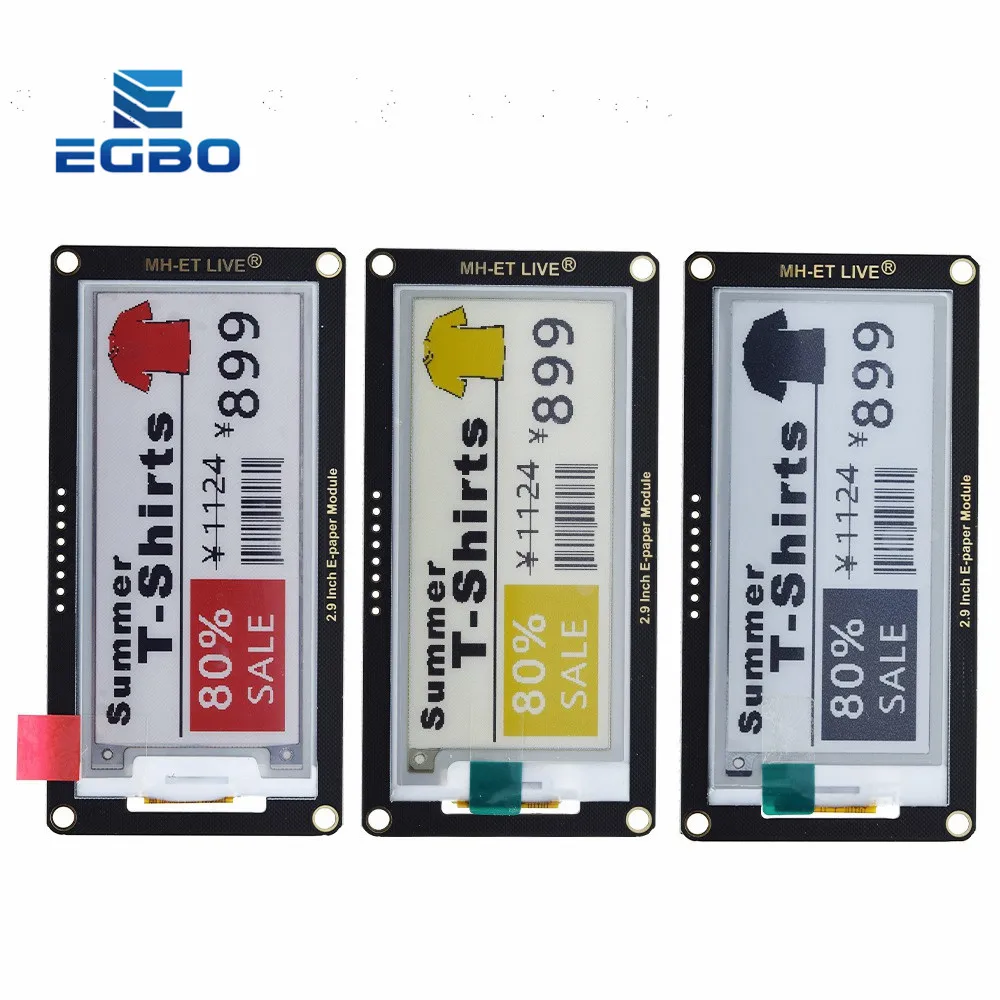 2.9&quot 2.9 Inch Epaper Module E-paper E-Ink EInk Display Screen SPI Support For Arduino UNO STM32 Raspberry PI ESP32 | Электронные