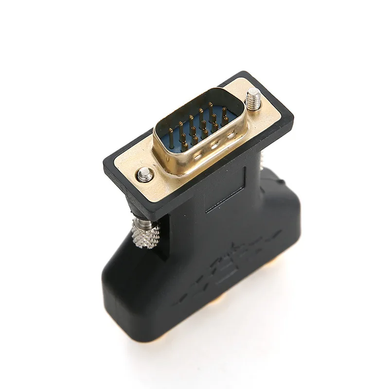 VGA RCA Adapter 3RCA Video Female To HD 15 Pin VGA Converter Style Component Video Jack Adapter vga cable adapter,vga cable,vga to av converter,vga to hdtv adapter