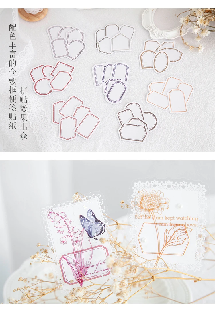 rubber stamps for scrapbooking 40pcs Retro Plant English PET Deco Stickers Plant Flower Leaf Transparent Bullet Journaling Accessories Aesthetic Stickers top Scrapbooking & Stamps