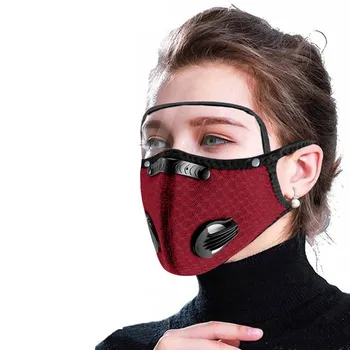 

Breathable Mouth Mask Unisex Protection Mask With Eyes Shield Detachable Cycling Dustproof Washable mundschutzmaske Face Masks