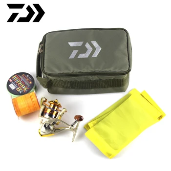 

Daiwa Fishing Reel Bag Multifunctional Fishing Tackle Bags DAIWA Fishing Lures Gear Storage Bag Foldable Waterproof Bag F87