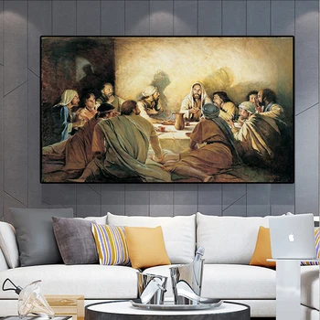 

famous painting Last Supper 5d diy Diamond Painting full drill Diamond embroidery sale diamond mosaic large decor gift N419