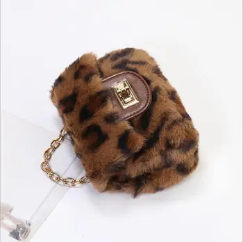 

Wool Bag Fall and Winter 2019 New Girl Slant Bag Lady Fashion Mini-shoulder Bag Princess Furry Small Bag