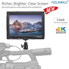 Самый дешевый Feelworld " 4 K HDMI FHD HD на камеру топ поле монитор ЖК ips для NIKON SONY Canon Panasonic FUJIFILM DSLR SLR