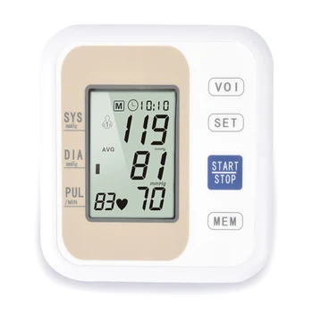 

Smart Blood Pressure monitor With LCD Display Arm Style Electronic Blood Pressure Systolic Diastolic Pulse Health Care