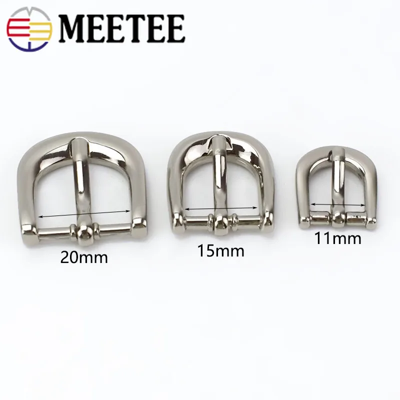 4/8 шт. Meetee металлические пряжки для сумочки ремень с пряжкой 11 мм 15 20 пряжка ремня