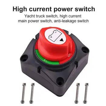 

1 Set Car Auto 12V-60V RV Marine Boat Battery Selector Isolator Disconnect Rotary Switch Cut Auto Car Accessories