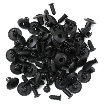 

40pcs 8mm Car Plastic Screw fasteners for Volkswagen VW Golf 4 6 7 GTI Tiguan Passat B5 B6 B7 CC