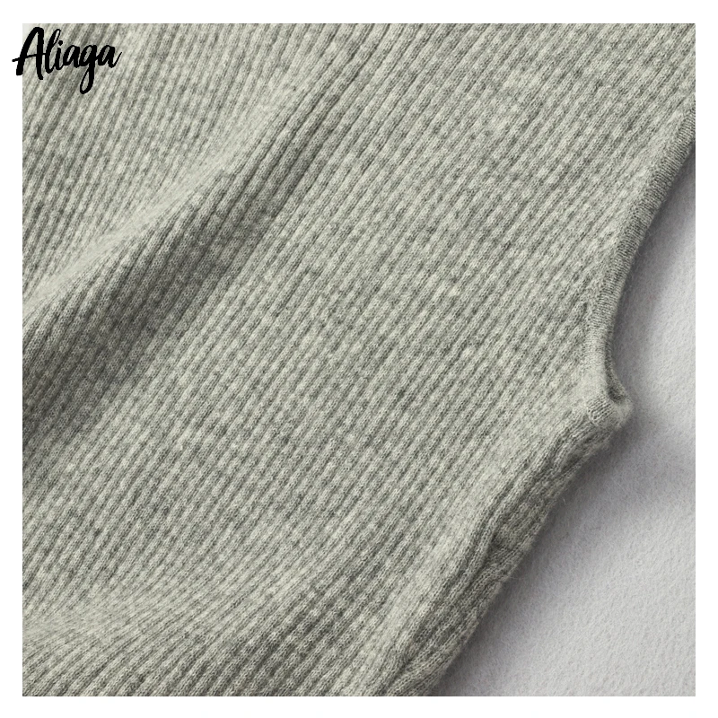 Aliaga, высокое качество, камвольная, кашемир, женский жилет, вязанный, Дамская мода, майка, осень, мягкий, без рукавов, пуловеры