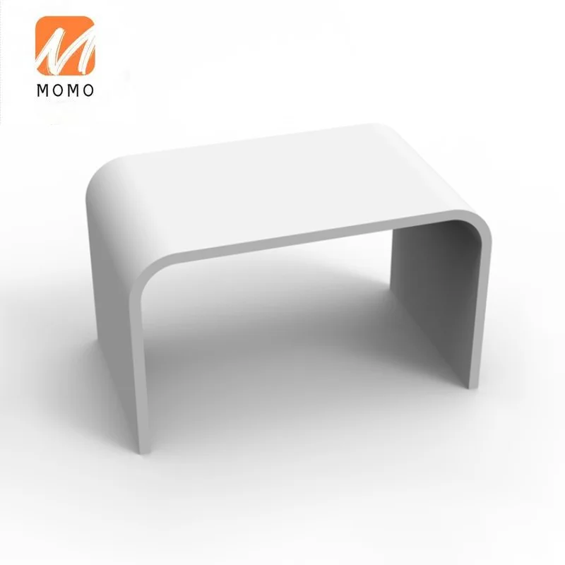 

Artificial Stone stool Acrylic Solid Surface Bathroom sanitary wares stool Chair Shower Bench Shower Stool