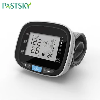 

Medical Digital Wrist Blood Pressure Monitor English Voice Heart Beat Rate Pulse Meter Sphygmomanometer Equipment 120 Records
