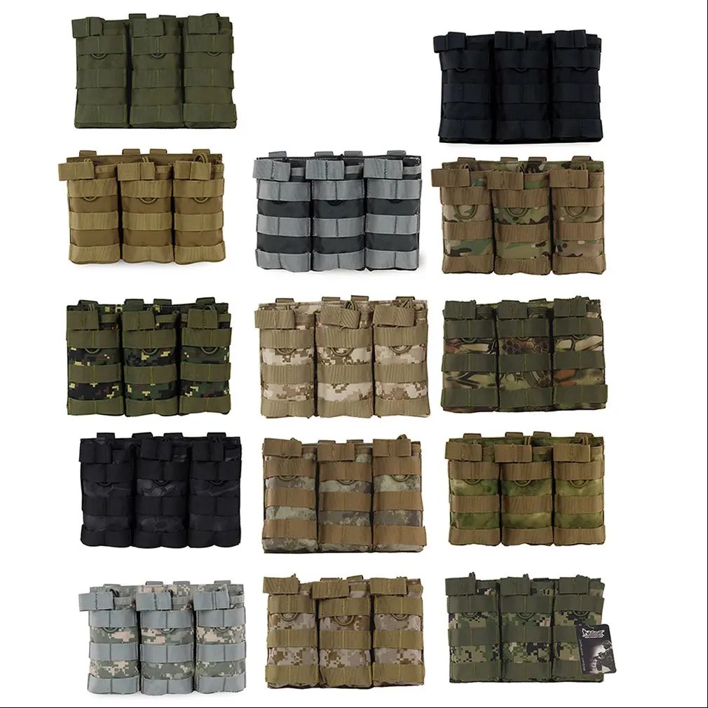 Molle Тройная сумка с креплением тактический жилет рюкзак специальная сумка тактическое оборудование посылка