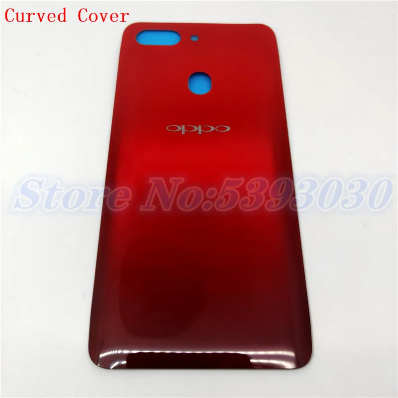 Для OPPO R15 новая прямая/Изогнутая Стеклянная батарейка задняя крышка Корпус