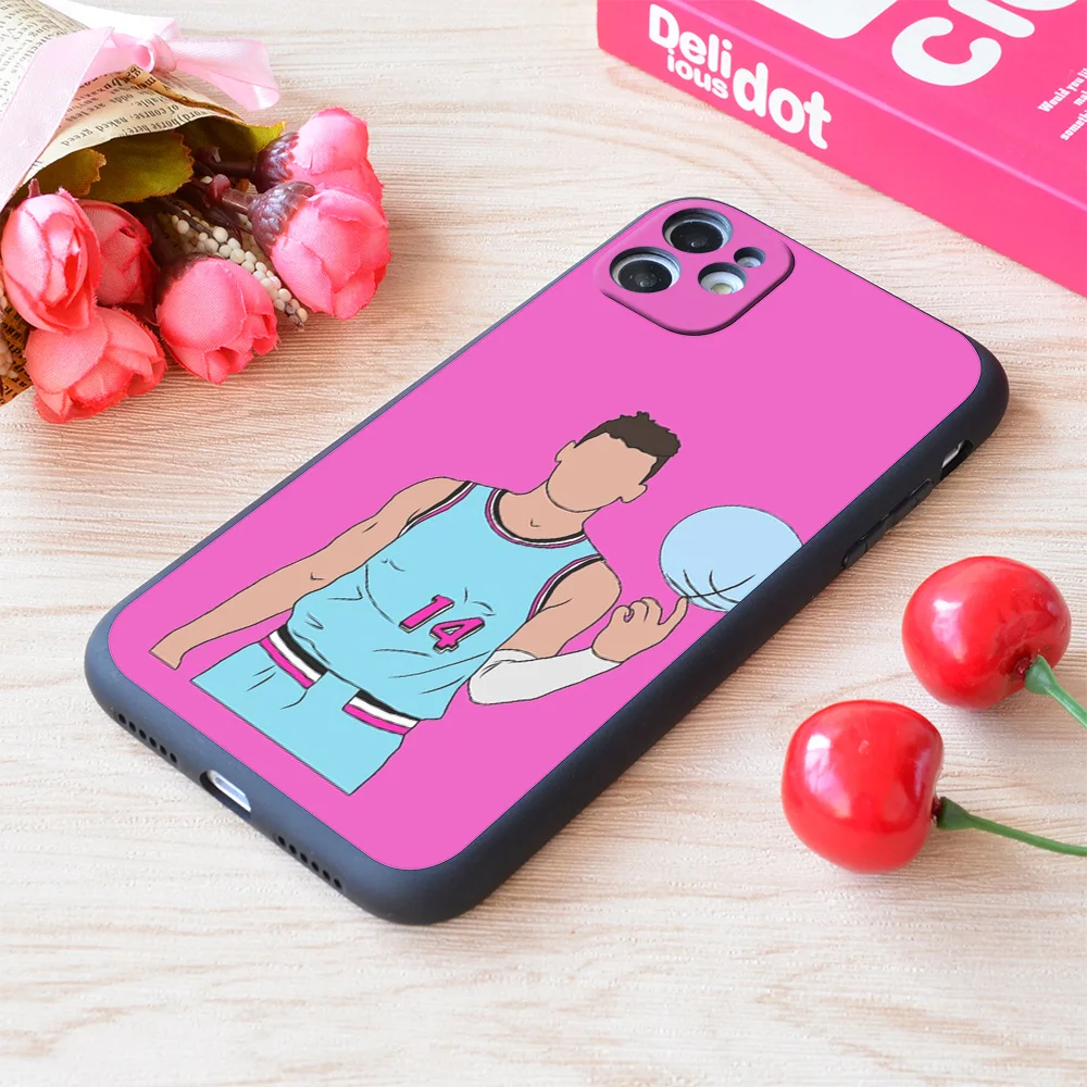 For iPhone Tyler Herro Vice Print Soft Matt Apple Case | Мобильные телефоны и аксессуары