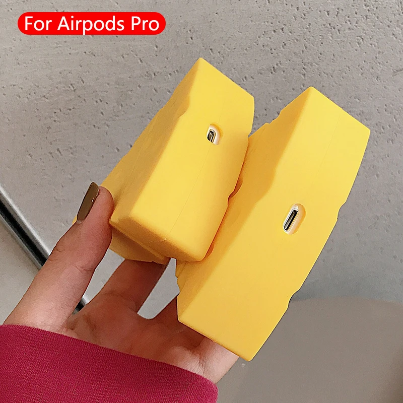 Милые Мультяшные беспроводные bluetooth-наушники для airpods pro Чехол защитный чехол Apple Airpods Pro гарнитура силиконовый мягкий чехол s