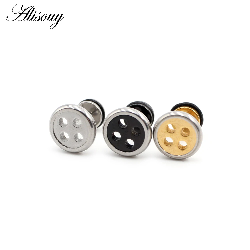 1 Paio Di Espansori Per Orecchie A Teschio Vuoti In Acciaio Inossidabile Hip-hop Punk Rock Hippie Stainless Steel Hollow Out Skull Ear Expanders Suitable For Daily Wear And Party P 33024177